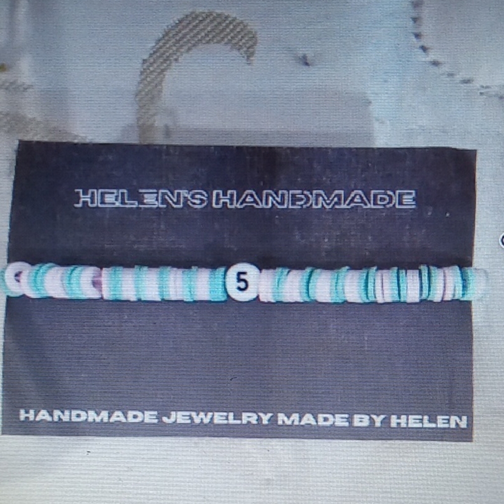 Helen's Handmade Beaded Bracelet -